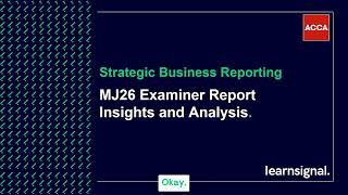SBR March/June 2026 Examiner Report