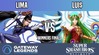 Gateway Legends - Winners Finals - Lima(Bayonetta) Vs. Lui$(Palutena)