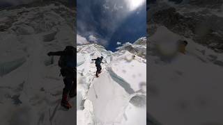 The Khumbu Icefall mounteverest shorts