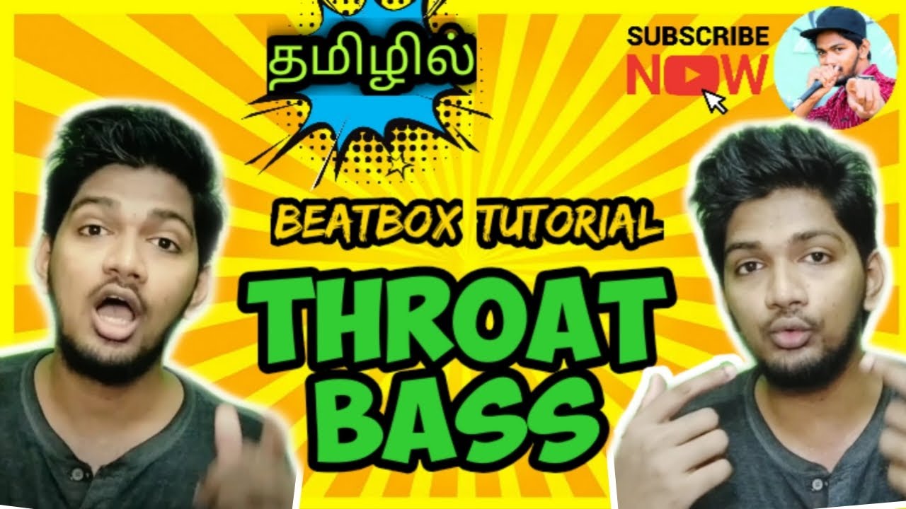 THROAT BASS Beatbox Tutorial (100 Easy) Tamil Keshav Bbx YouTube