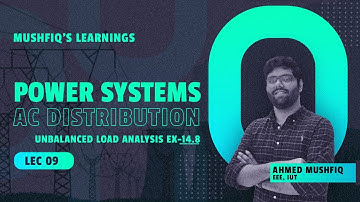 AC Distribution Problems | Unbalanced Load Analysis |Solving Example 14.8 From VK Mehta