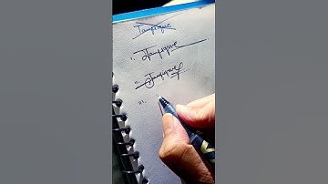 how to sign letter T | beautiful signature letter T #sign #signer