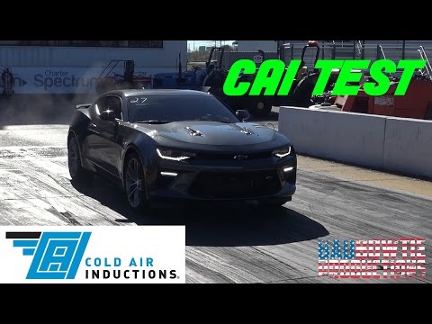Back to back test: Cold Air Inductions intake - 2016 Camaro SS (track results)