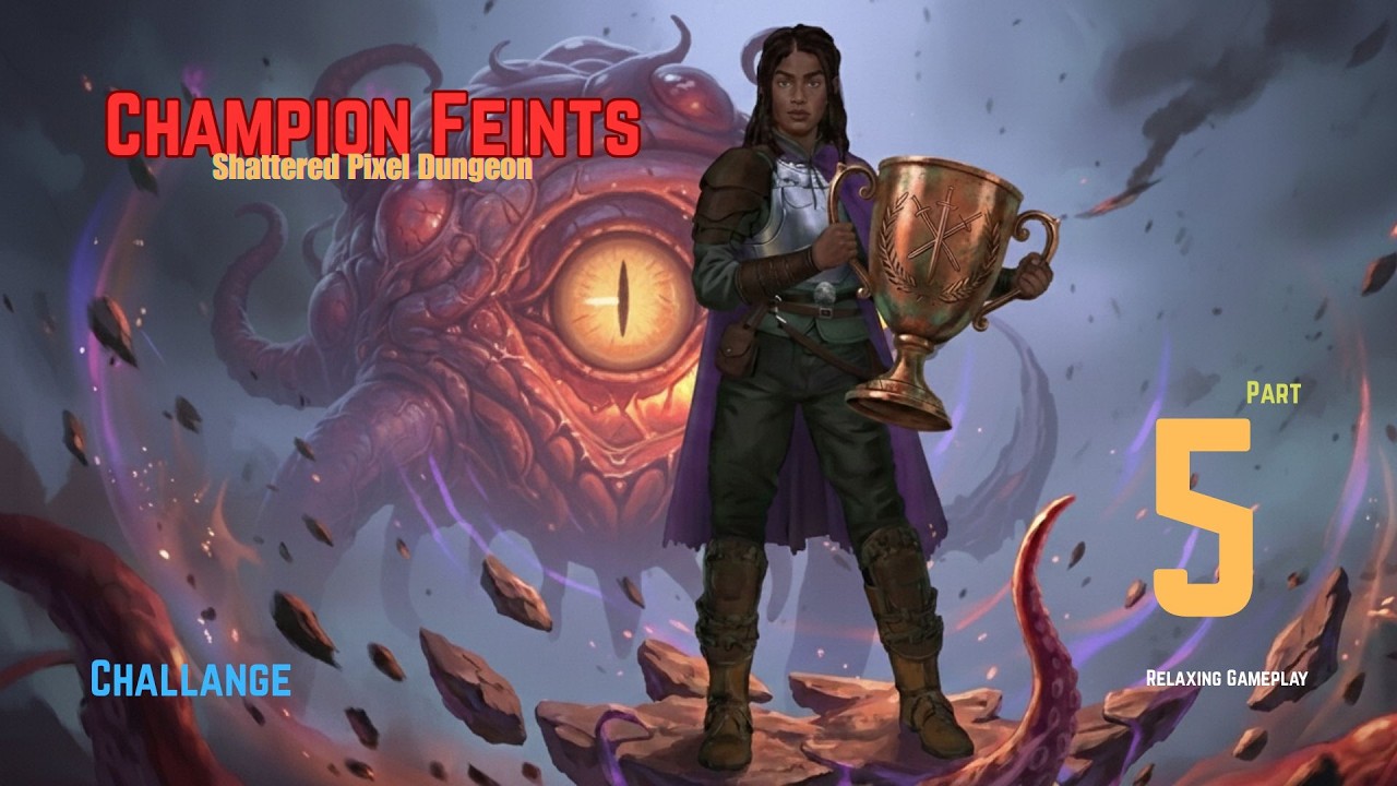 Shattered Pixel Dungeon Champion Feints | Badder Bosses Challenge True Ending Gameplay (Part 5)