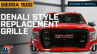 Match Highlights 2019-2021 Sierra 1500 Denali Style Upper Replacement Grill Review & Install