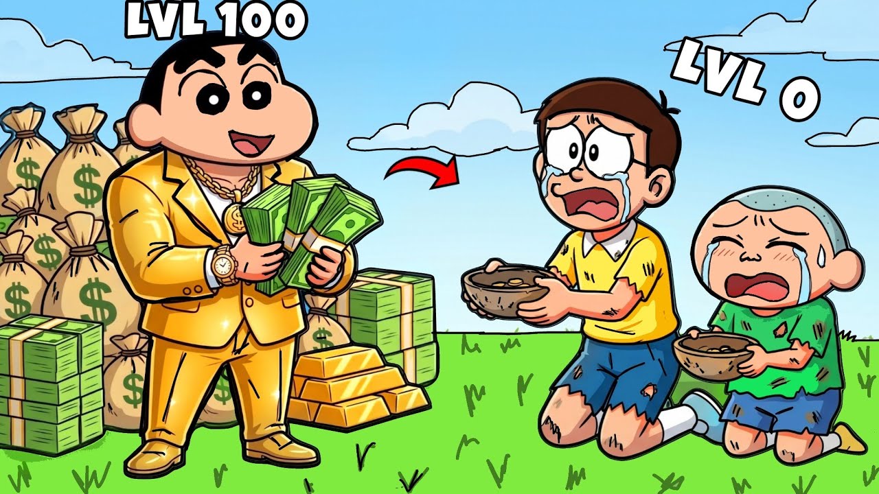 Nobita Become Poor To Rich In Roblox 🤑