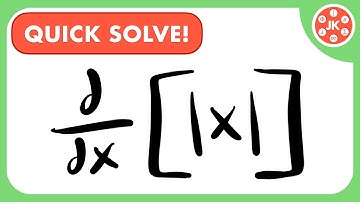 Derivative of The Absolute Value of x | JK Math