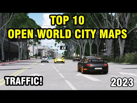 TOP 10 Open World | Freeroam CITY Maps With TRAFFIC For ASSETTO CORSA + Install Guide | 2023