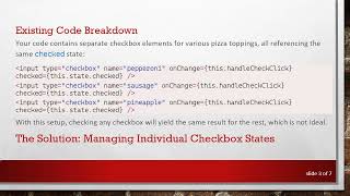 Passing an onChange Event to Multiple Checkboxes in ReactJS