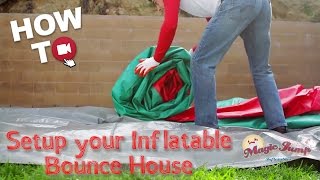 Setup your Commercial Inflatable: HOW TO | Magic Jump, Inc.