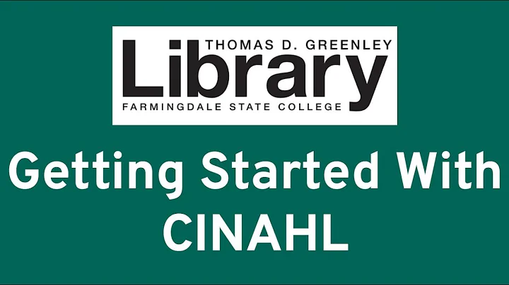 Getting Started With CINAHL - DayDayNews