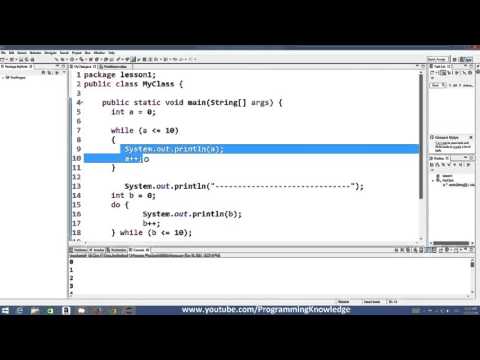 Java Tutorial For Beginners 12   The do while Statements do while Loops