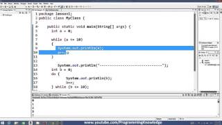 Java Tutorial For Beginners 12   The do while Statements do while Loops