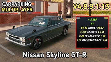 [Full Tutorial] 4 Sec TUNING + Gearbox Nissan Skyline GT-R Permanent | Car Parking multiplayer