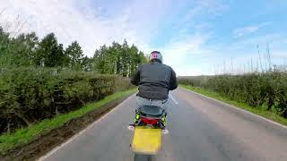 Yamaha Mt-07 B-Road Blast Sunny Afternoon Pov Insta360 X4