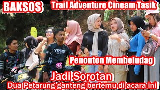 Indra Br feat Andi Firmansah di acara Baksos Trail Adventure Cineam