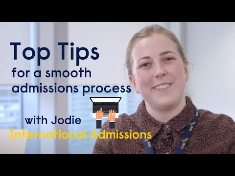 ARU International | Top tips from Jodie, International Admissions