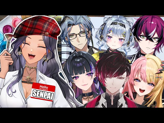 Drawing my Kohais BADLY!😇CONGRATS ON DEBUT XSOLEIL!🥳💖✨💖✨【NIJISANJI EN | Scarle Yonaguni】のサムネイル