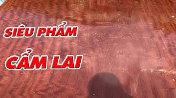 Bất ngờ với siêu phẩm gỗ cẩm lai cực đẹp | Sơn Sập Gỗ