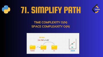 71. Simplify Path || Best Explanation In hindi || Python Code  || Stack