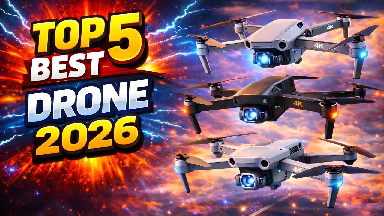 Best Drones 2026 | 4K Camera, GPS & Long Flight Time - YouTube