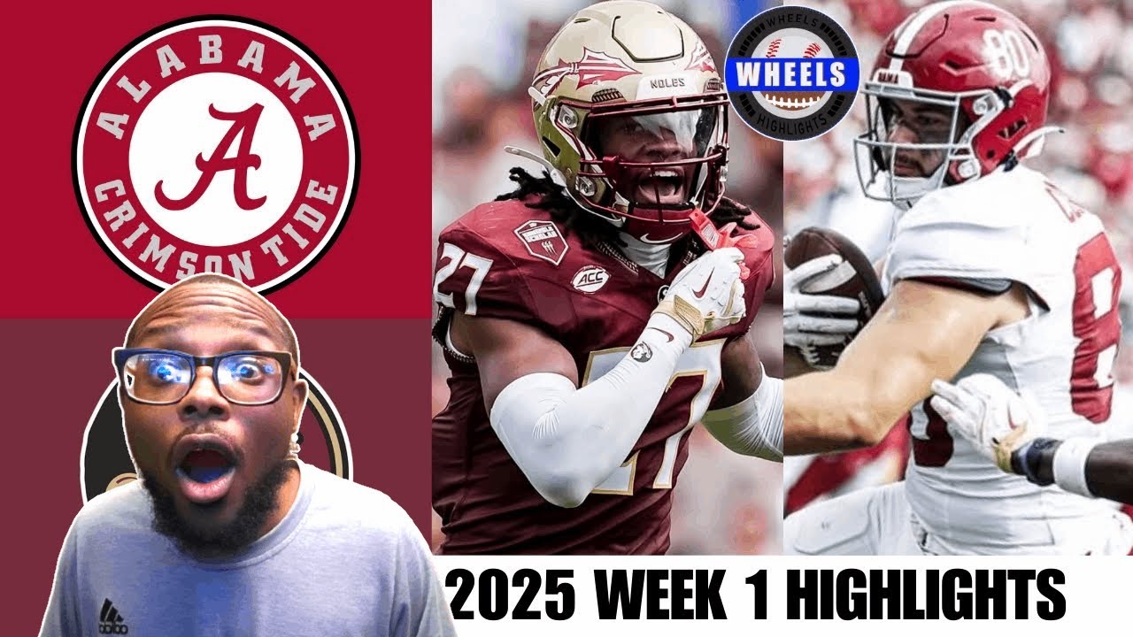 Alabama vs Florida State Highlights Reaction - YouTube