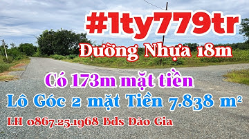 (13) #1ty 779tr | Lô góc đường nhựa 18m, tổng 7.838m2 gần 200m mặt tiền LH 0867251968 #bdsbinhphuoc