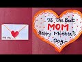 DIY Mother's Day Card 💖 || Easy handmade card || #craftideas