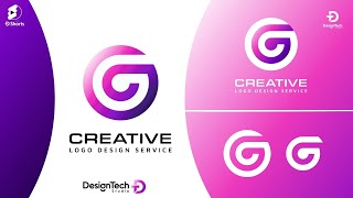 How to Make a logo in Adobe Illustrator | Creative Logo | DesignTech Studio #illustrator #logo