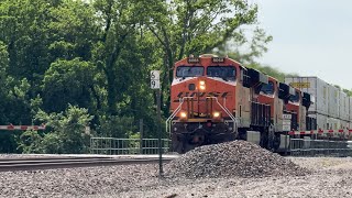 65-70 mph BNSF Z train heading east ( Z-ALTWSP )!! BNSF Transcon: Emporia sub..4/29/26