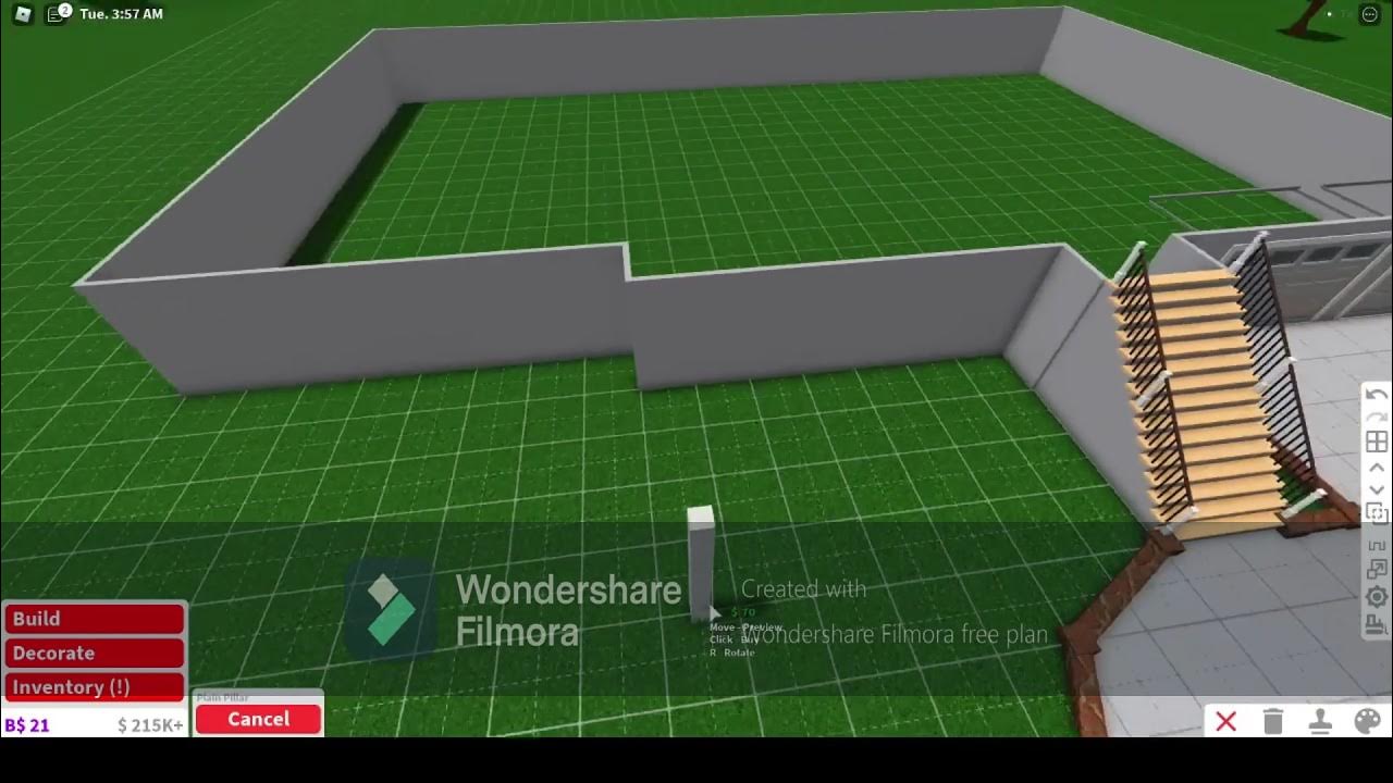 Roblox Bloxburg modern raised ranch speed build Ep 1 YouTube