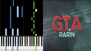 Rarin - GTA | Piano tutorial Medium | Cover by Moussetime
