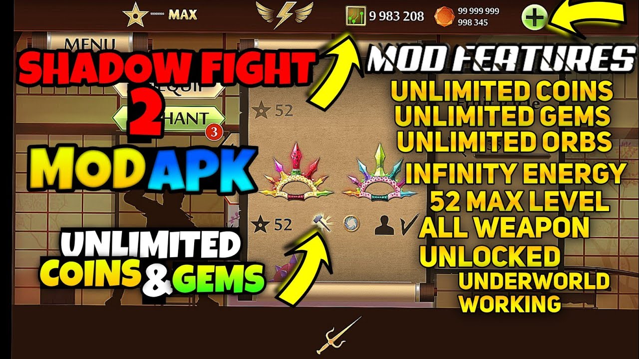 How To Download Shadow Fight 2 Mod apk letest Version 2.41.7 || Everything Unlocked,Sf2 Hack ||