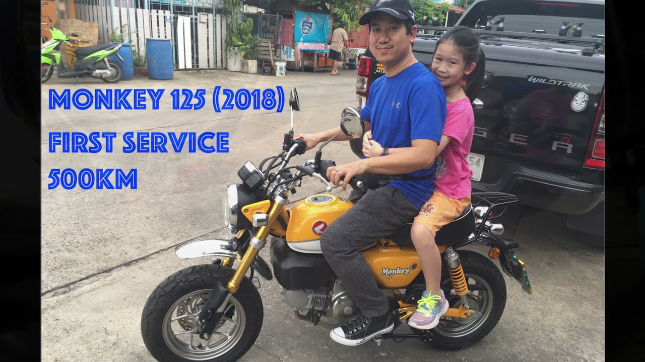Honda Monkey 125 (2018) first service DIY | By Time 2 wheels