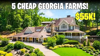 5 Dirt-Cheap Georgia Farmhouses For Sale Right Now. 55K