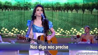 Paula Fernandes - Não Precisa - Faustão 25/12/2011 - HD