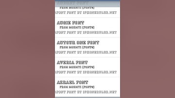 How to change font on iPod on 6.1.3