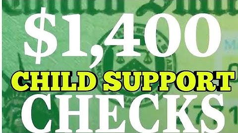 Child Support Stimulus Check update number two and three