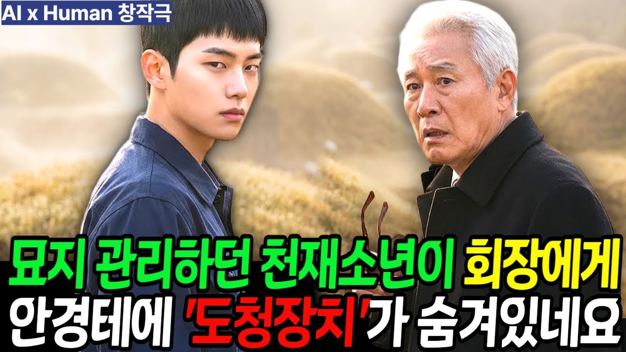 묘지 관리하던 천재 고아소년이 삽을 멈추며 재벌 회장에게 