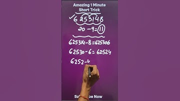 Unique Divisibility Rule of 11 👍👍 Only 1% Know this Trick  #youtubeshorts #division #divisibility