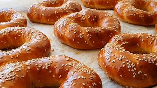 איך להכין בייגל מתוק מושלם How to make sweet bagels الخبز الحلو