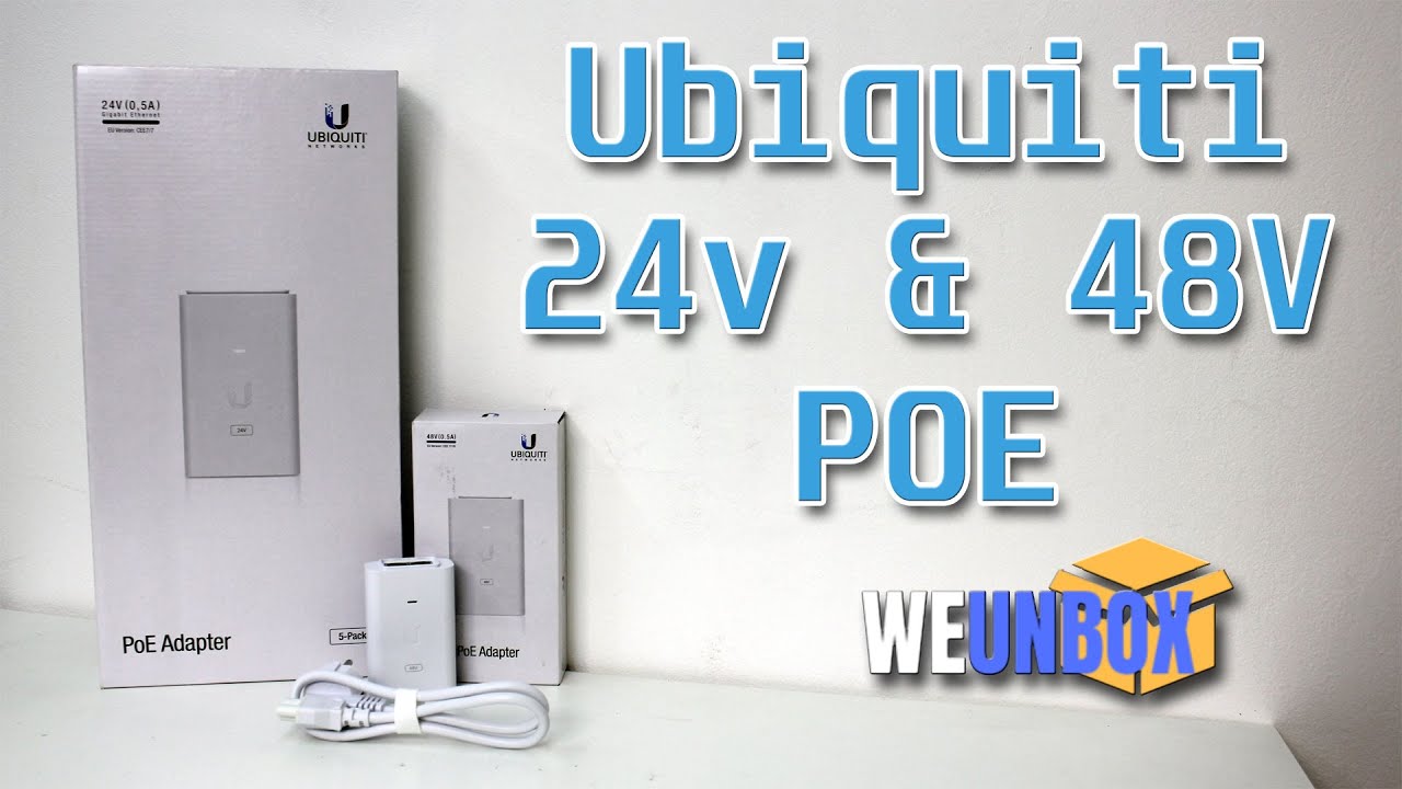 PoE UBIQUITI U-POE-AF Injecteur PoE+ 48V