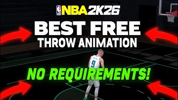 NBA 2K26 - The Best Easiest Free Throw Animation (No Requirements!)