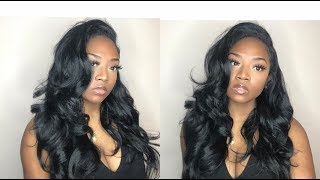 Outre Dominican $18 Half wig Blowout Relaxed half wig review