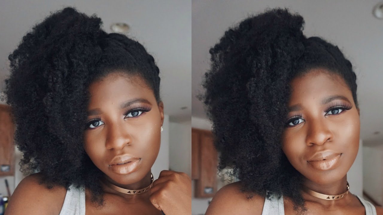 Natural Hair Chunky Side Flat Twist Out Ft Ultrasheensupreme