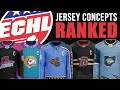 ECHL Jersey Concepts Ranked! Ft @Hands Down Hockey