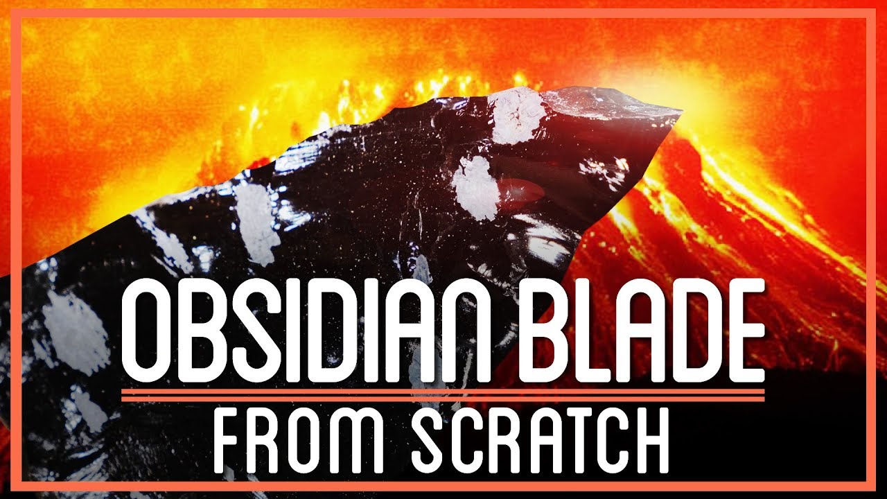Turning Volcanic Rock Into An Obsidian Blade That'S Sharper Than Steel