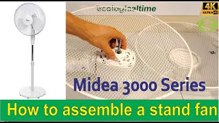 How To Assemble A Midea Stand Fan 3000 Series Youtube How To Assemble A Midea Stand Fan 3000 Series Youtube