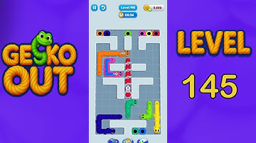 Gecko Out Level 145 Solution  | Step by Step Walkthrough