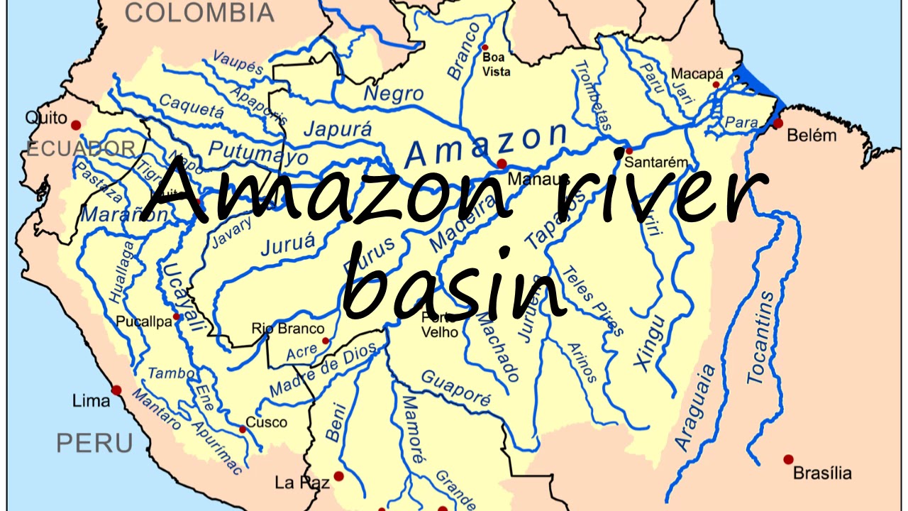 How To Say Amazon River Basin In English Youtube